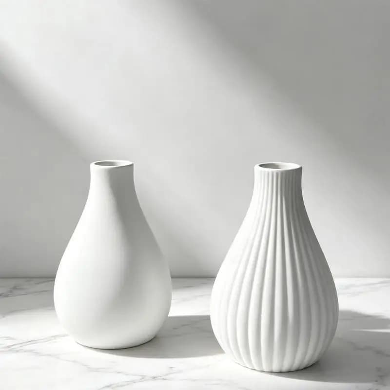 H8WB DIY Home Decors Flower Vase Mold Silicone Moulding Tool for Resin Gypsum Casting
