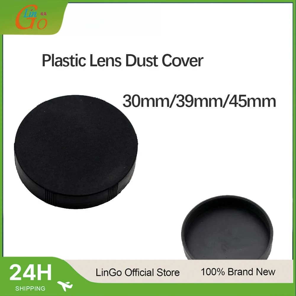 Copriobiettivo LinGo 30/39/45mm, Coprioculare Antipolvere Protettivo per Binocoli, Cannocchiali e Telescopi, Copertura Antipolvere in Plastica per Lenti