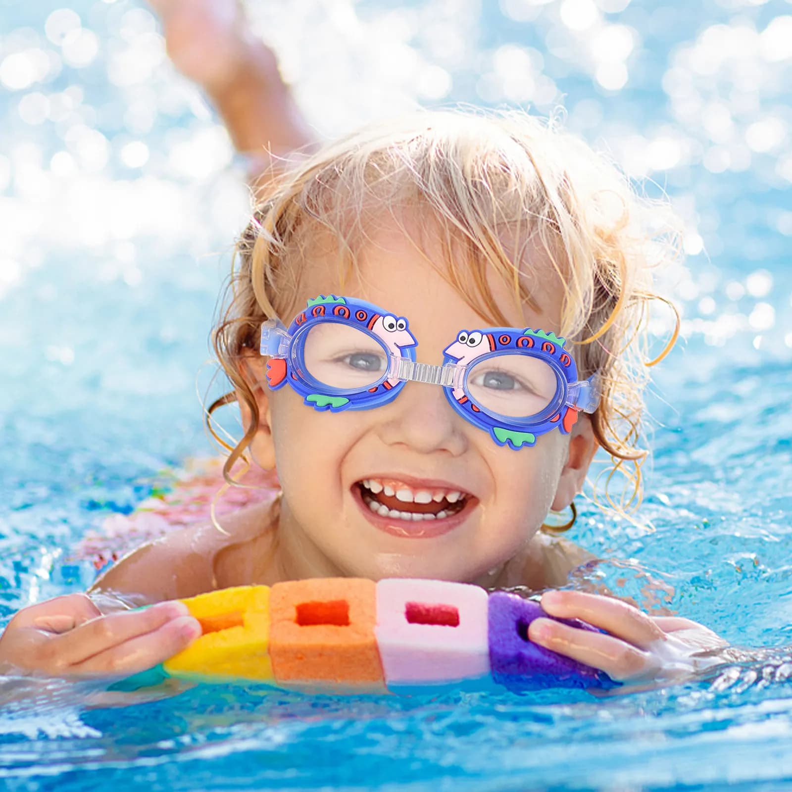 3 Pcs Goggles for Swimming Comfortable Lightweight Favorable