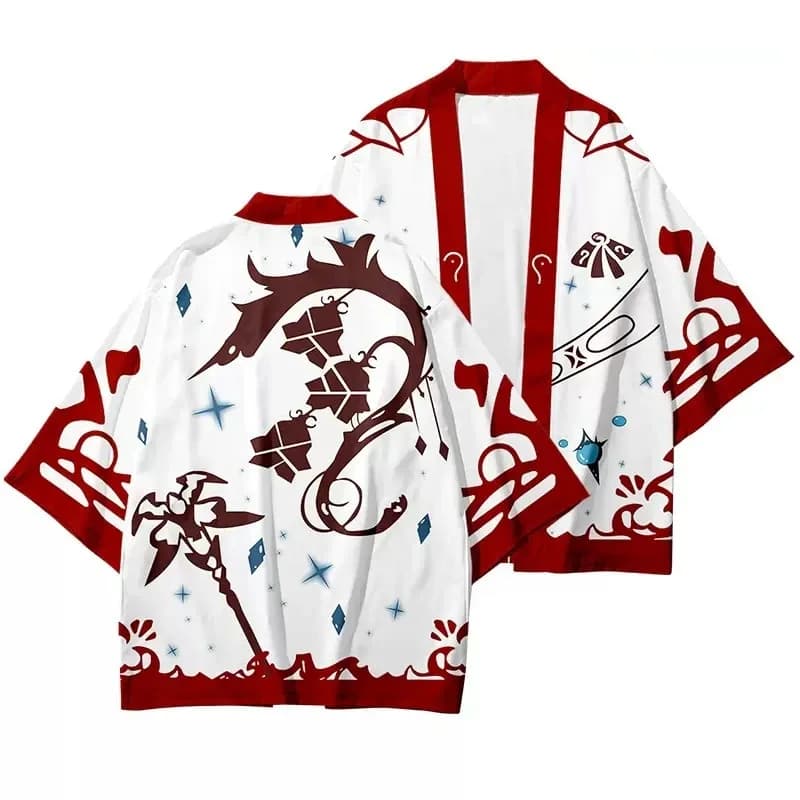 Gioco XIV Wafuku Cosplay Kimono FF14 Stampa 3D Mantello Accappatoio unisex Cardigan Yukata Abbigliamento sportivo Pigiama Halloween