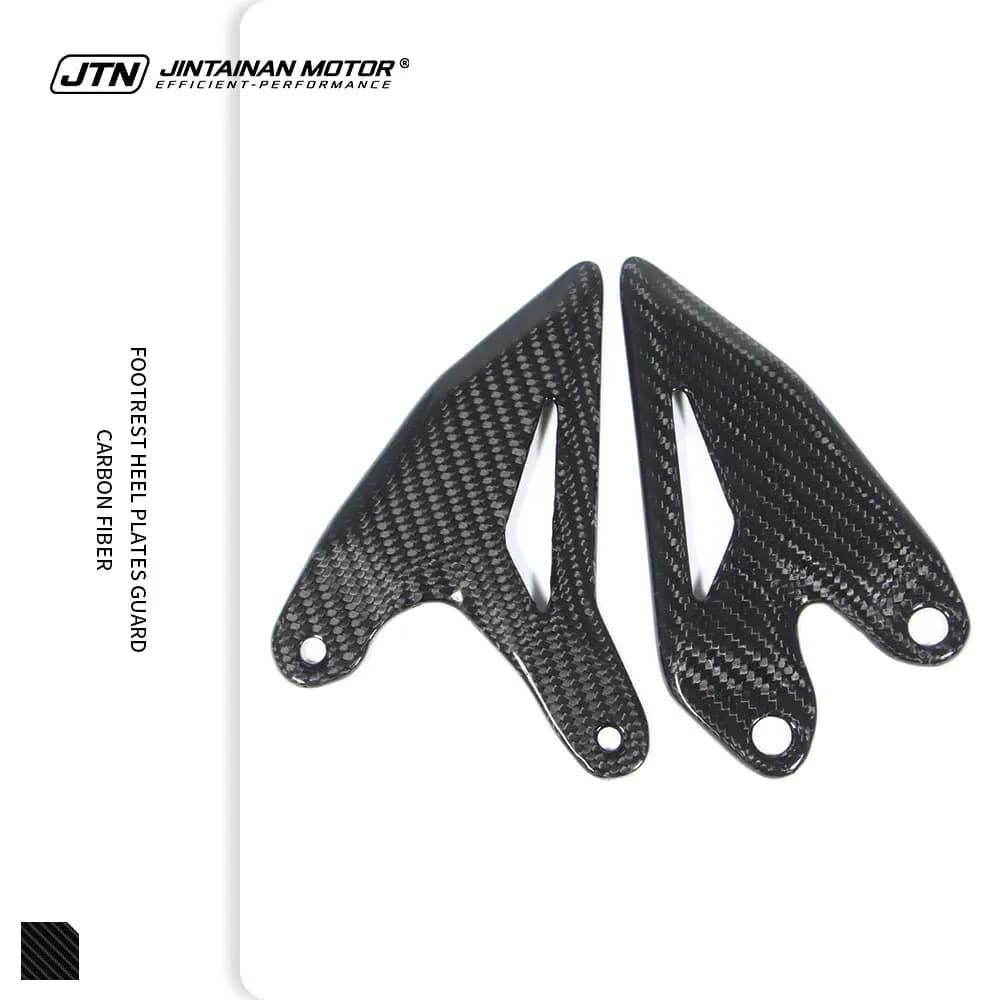 Kit Protezione Poggiapiedi in Fibra di Carbonio per KAWASAKI Z400 Z500 2018~2026+ Moto Ninja 400 500