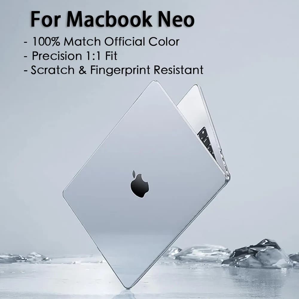 Custodia per laptop per MacBook Neo Case 13 pollici 2026 (modello A3404), custodia rigida per laptop con colore ufficiale compatibile al 100%