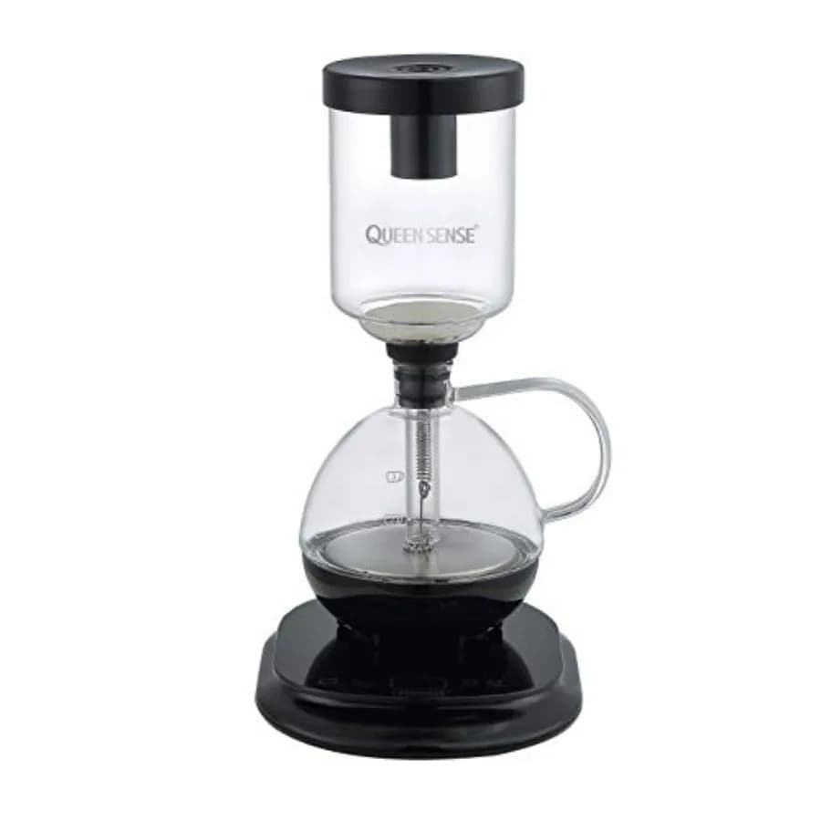 [Negozio di Fabbrica] Macchina per Caffè a Sifone Brevettata CM0601, Caffettiera Elettrica a Vuoto