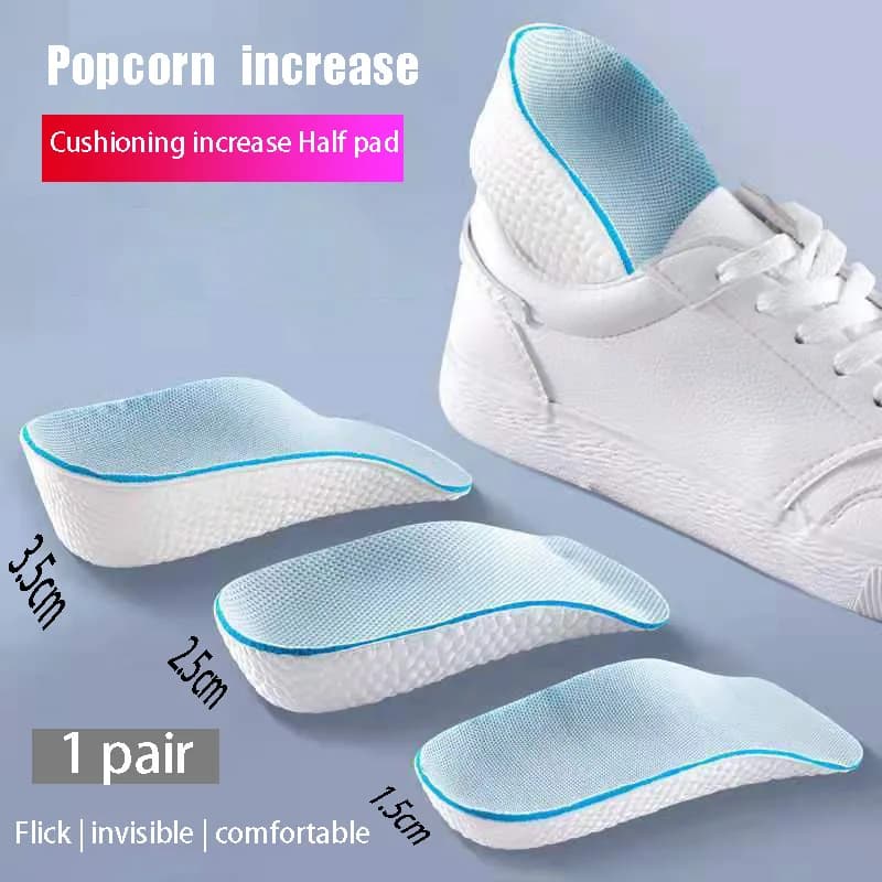 Solette with support for Arco Plantare from 1.5/2.5/3.5 Cm, Light, Soft and Elastic, to Increase Highness, for Men and Women