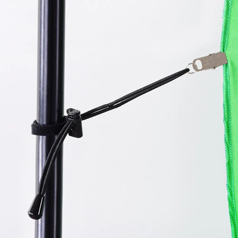 6 Pezzi Clip per Sfondo Fotografico Multifunzionali, Morsetti Elastici Antivento per Vestiti, Ganci per Foto da Studio