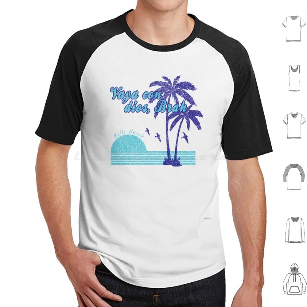 Bye Bye Bodhi T Shirt Big Size 100% cotone Cultura pop Geek Nerd Movie Point Break Johnny Bodhi Keanu Reeves Swayze anni '90 Surf