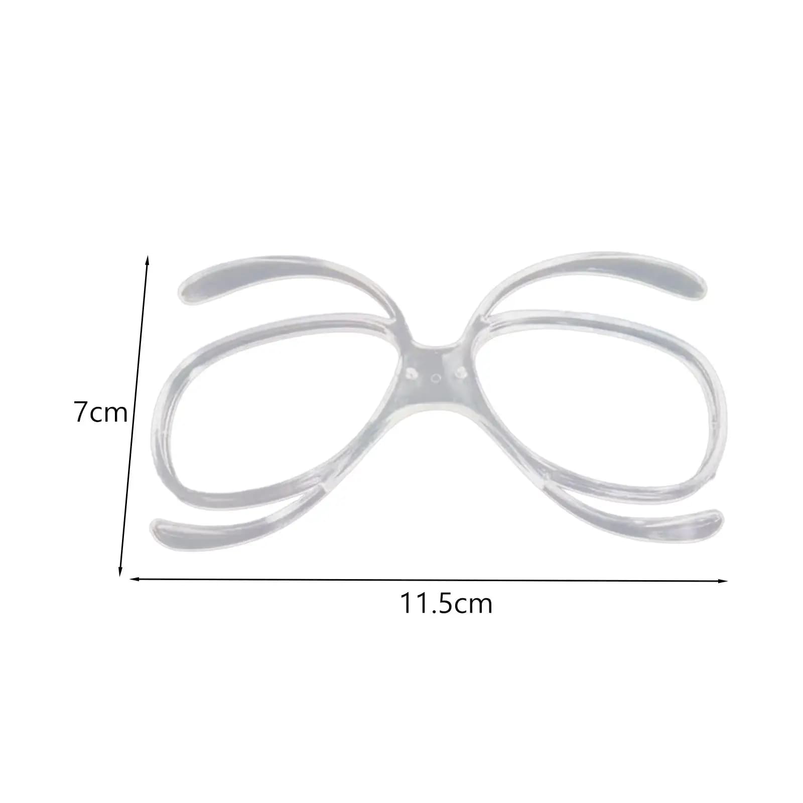 Ski Goggles Frame with Transparent Myopia Adapter Sports and Snowboard Goggles for Vision Correction