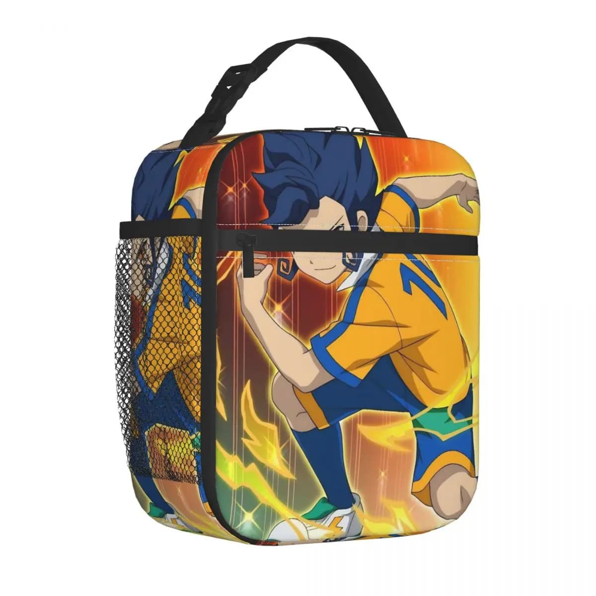Anime Tsurugi Kyousuke Inazuma Undici Borsa per il pranzo isolata Contenitore per alimenti Contenitore per il pranzo termico portatile per il lavoro