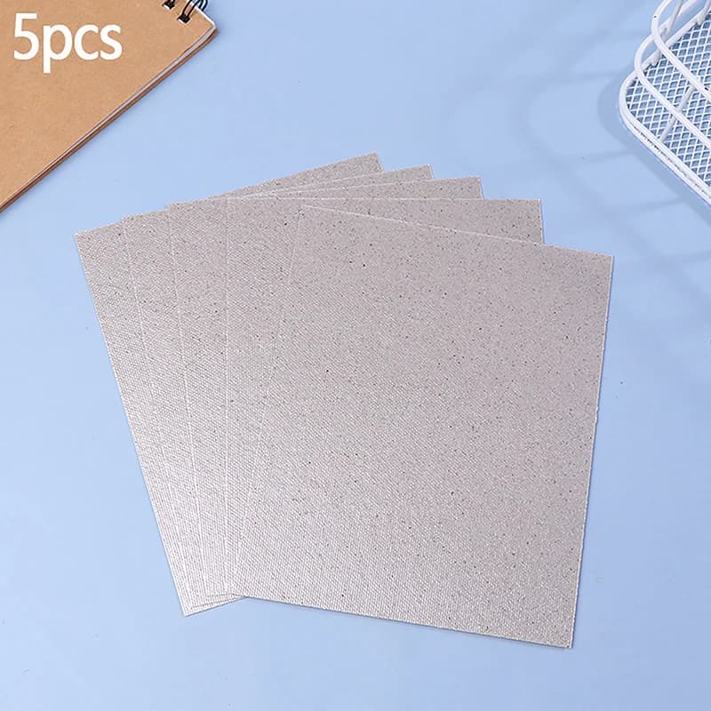 5 pezzi di ricambio per forno a microonde, piastre in mica da 150 x 120 mm, per forni a microonde, asciugacapelli, tostapane, riscaldatori.