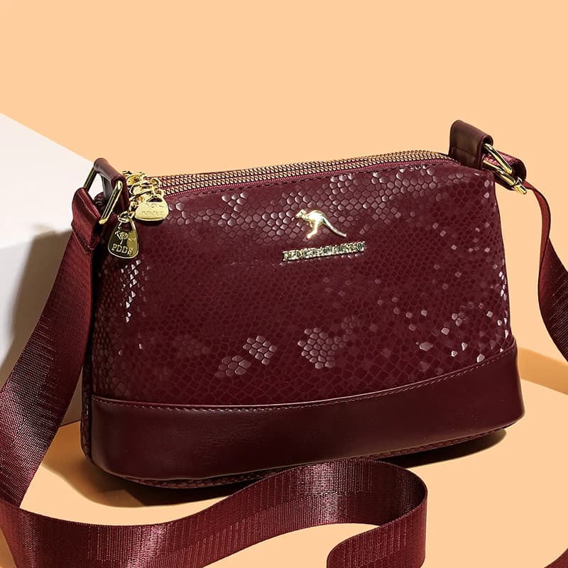 Borsa a tracolla con motivo serpente Borsa a tracolla da donna per ragazze Portafoglio mobile da viaggio classico multitasche di design di lusso