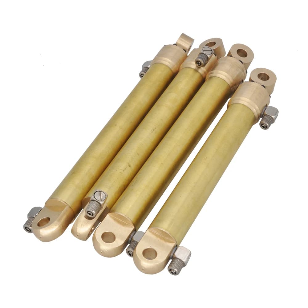 Cilindro dell'olio idraulico di grandi dimensioni diametro esterno 20mm 50/70/90/110/130/140MM corsa per accessori modello escavatore kabolite 1/10 1/12 RC