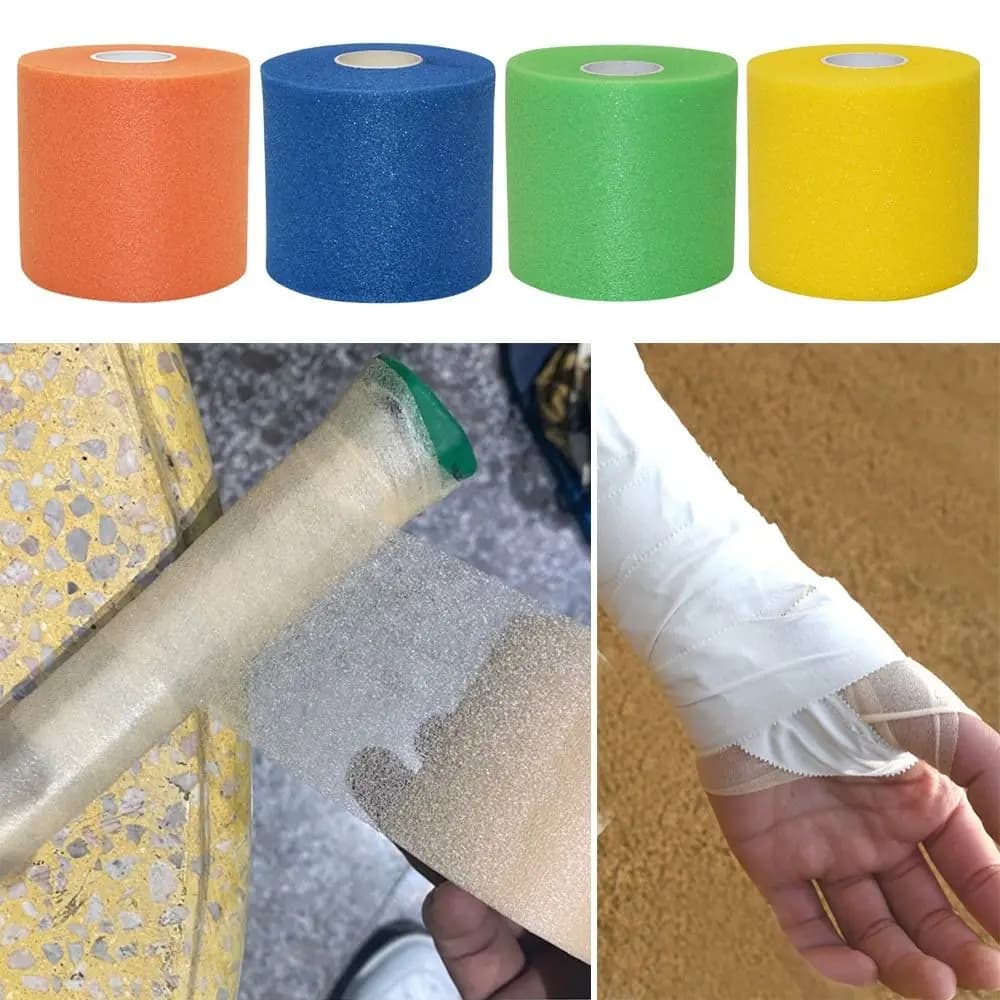 1 roll of handles for racks from Badminton ribbon PU foaming elbows racket from Badminton Overgrip absorbent tape for sweat cushioning