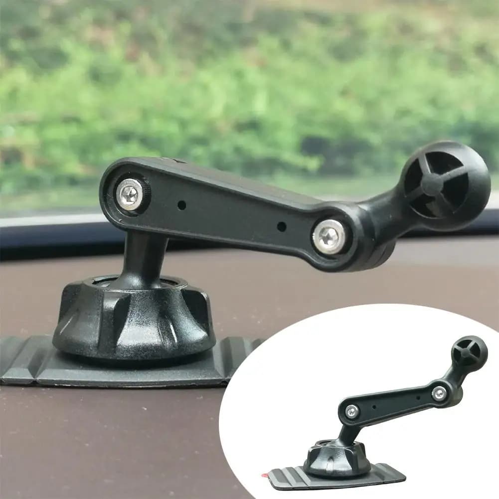 Supporto per telefono cellulare con testa a sfera a doppio giunto Ventosa Accessori per montaggio su cruscotto Staffa per telefono antiscivolo F5Q1