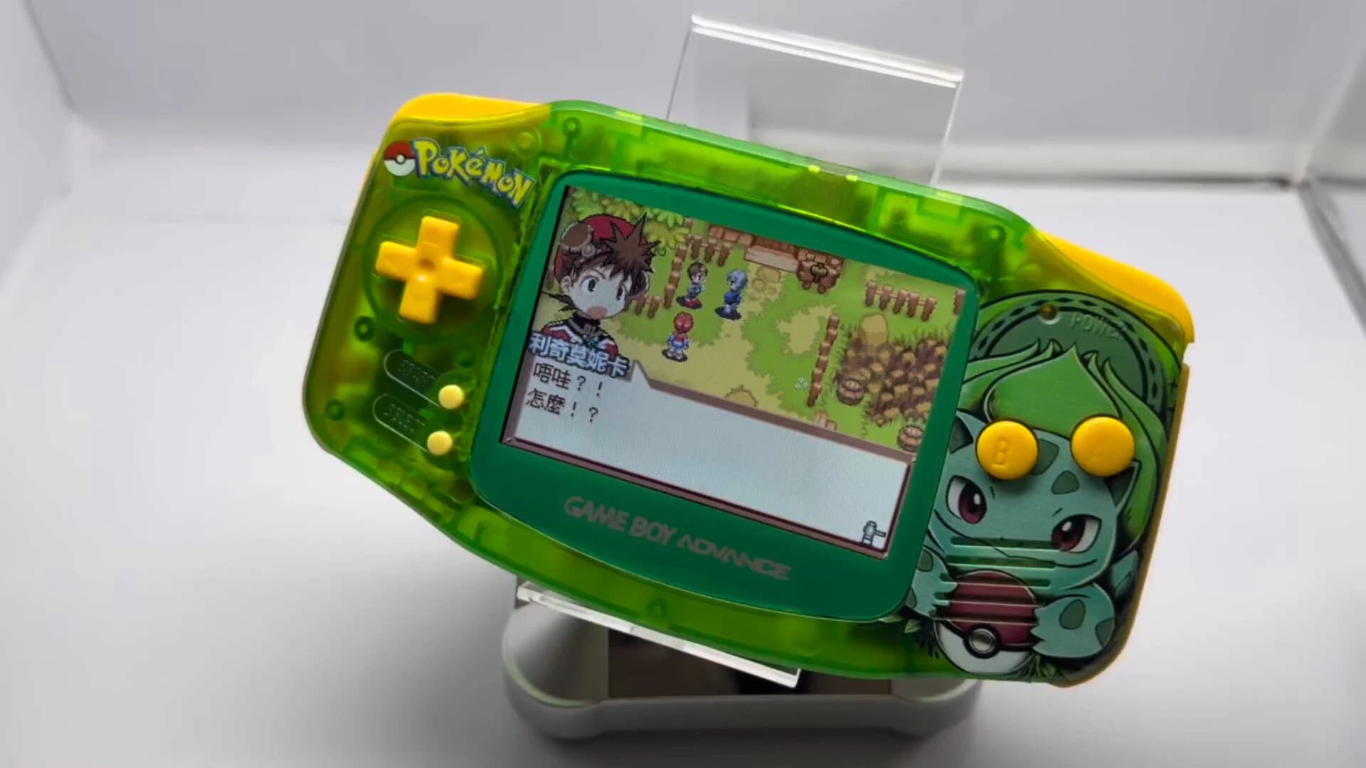 Pokemon Venusaur GBA Handheld, 3.2" HD Screen FunKey OS V3s, 32GB Preloaded Retro Emulator (No Game Card Slot, Digital Only)