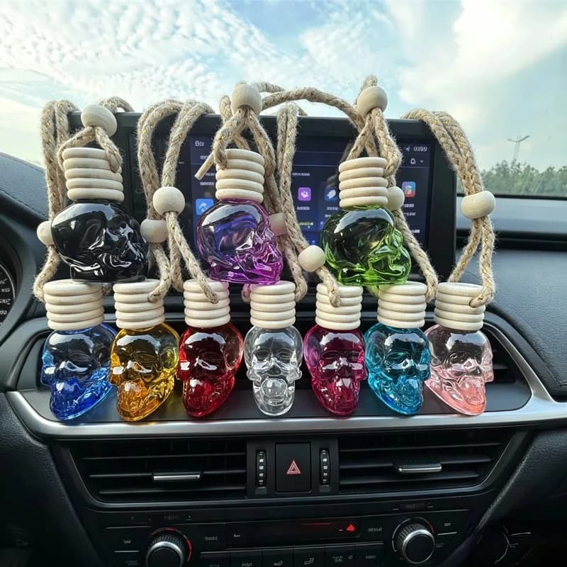 Diffusore di Fragranze per Auto da Appendere - Profumo Vaniglia e Crema, Diffusore di Oli Essenziali per Auto