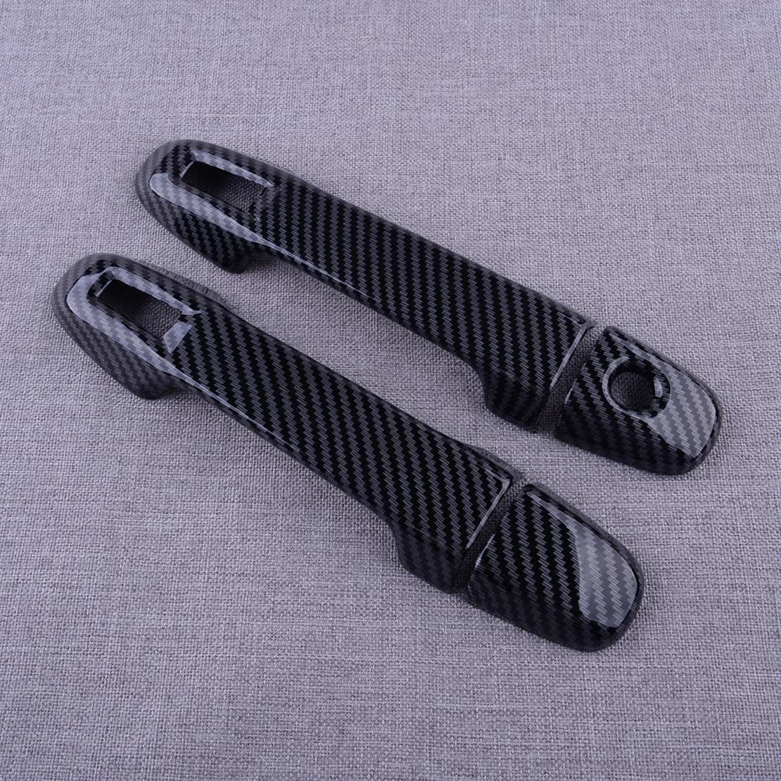 Carbon Fiber Style Side Smart Door Handle Cover Trim Set Fit For Scion FR-S Toyota GT86 Subaru BRZ