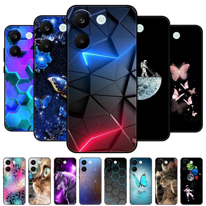 Custodia antiurto in morbido silicone TPU per POCO X8 Pro / X8 Pro Max, cover posteriore per Xiaomi Poco X8 Pro Max, simpatiche custodie a cartone animato