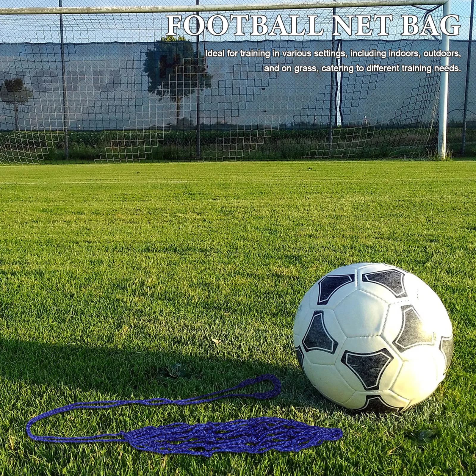 2pcs Soccer Juggling Net For Youth Adults Rebound Training Aid Portable Solo Practice Tool Indoor Outdoor Football