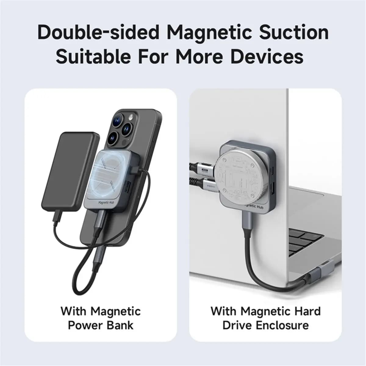NEW FACTORY~Magnetic Card Reader SD4.0 312MB/S USB-C to SD MicroSD TF Memory Card Magnet HUB UHS-II for Laptop Phone
