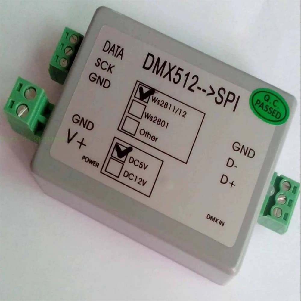 Controllo della stringa della luce di striscia DMX512 WS2811/12/13UCS1903 Controllo da DMX a SPI Decodifica DMX512