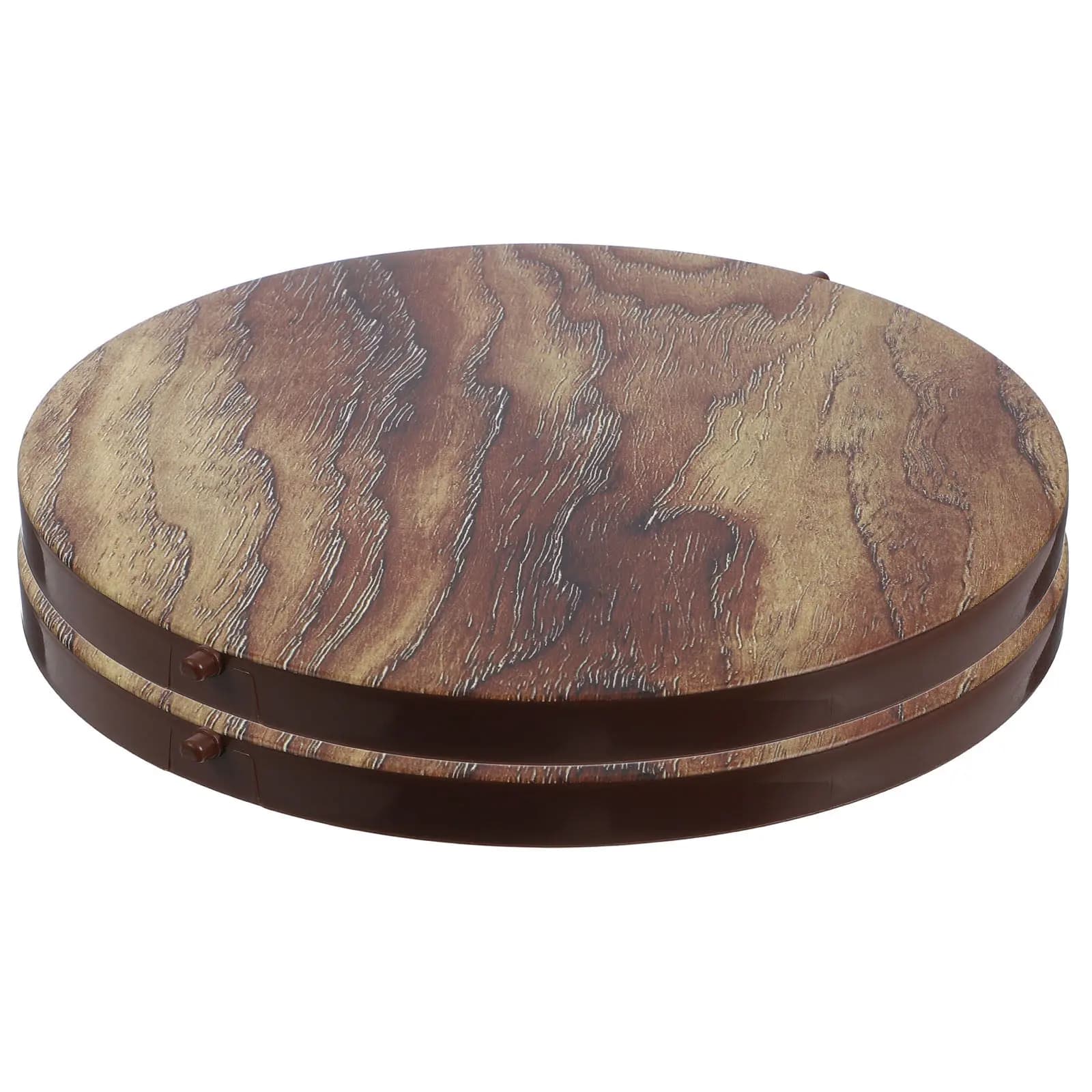 2 coperchi in legno per bidone della spazzatura, effetto legno, apertura ampia, antiodore, per uso domestico, cucina, hotel, contenitore per il riciclo
