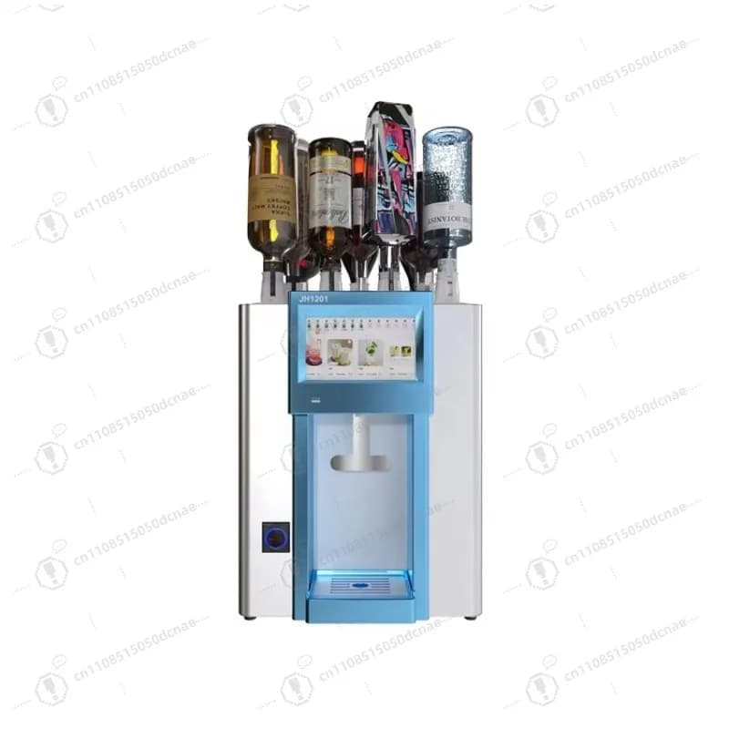 Macchina Intelligente per Cocktail, Funzionamento Touch Screen in Acciaio Inox, Set Shaker per Cocktail, Dispenser Liquidi