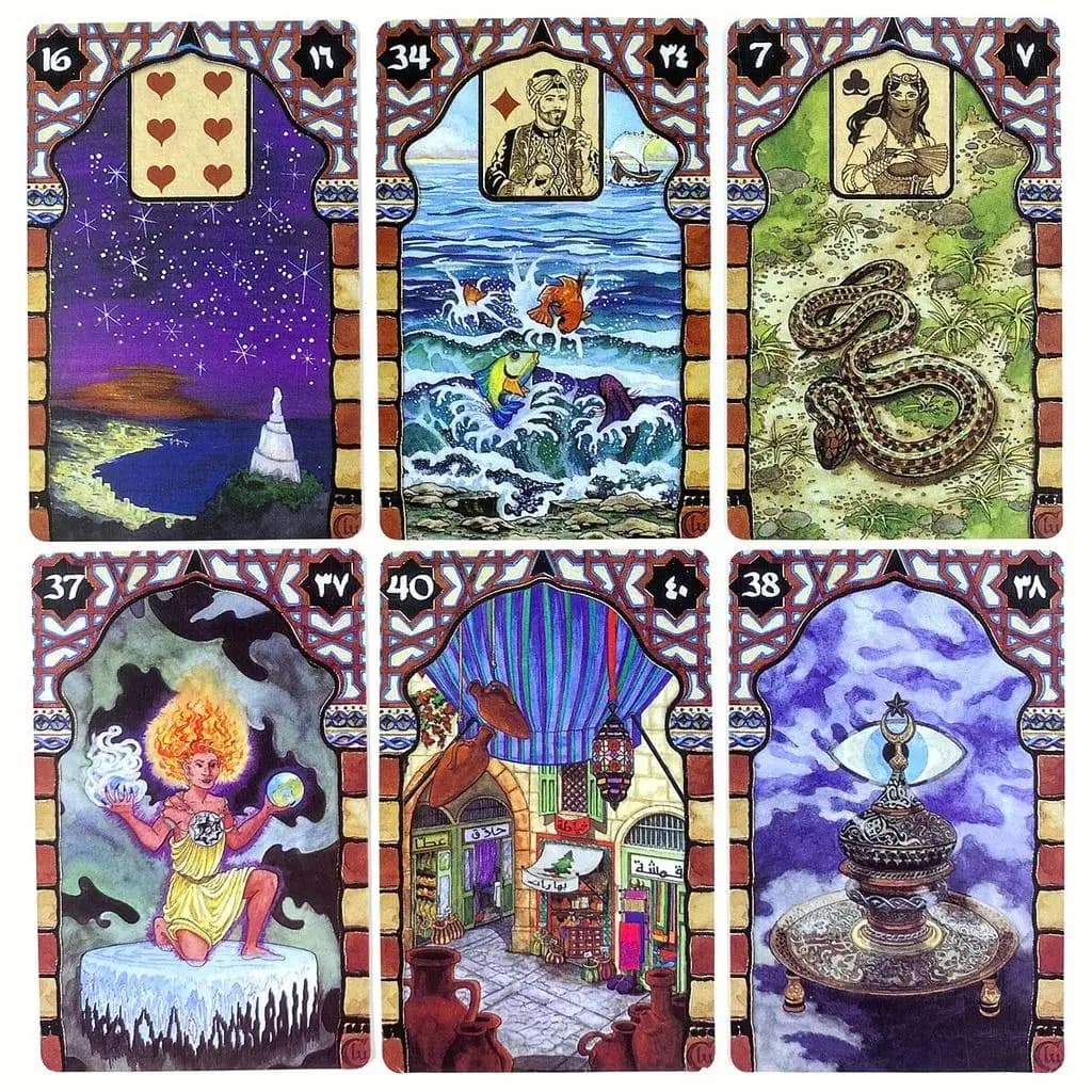 Rana George Lenormand Oracle Cards Leisure Party Table Game Fortune-telling teeth Tarot Deck