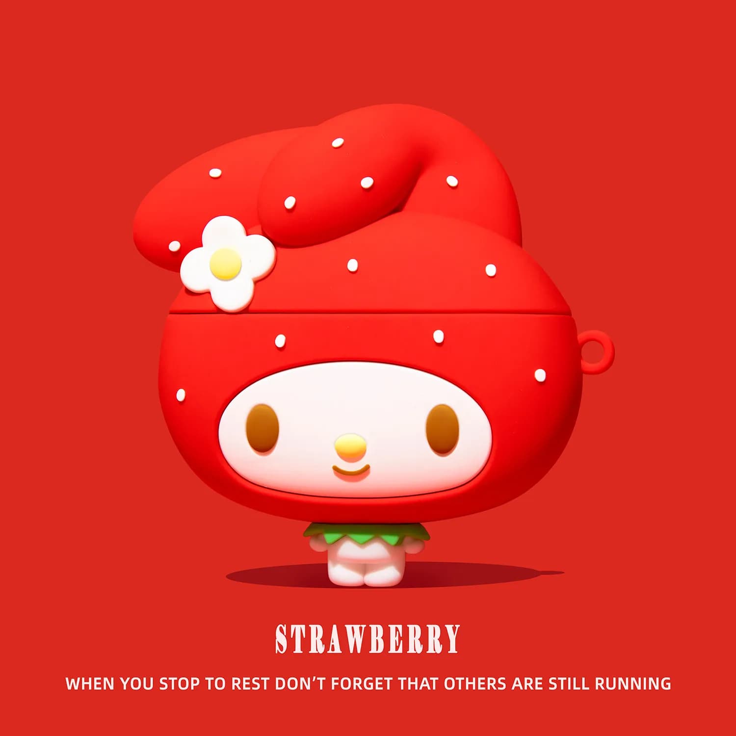 For Airpods 3 4 Pro 2 Pro 3 Strawberry Silicone Earphone Case Cover