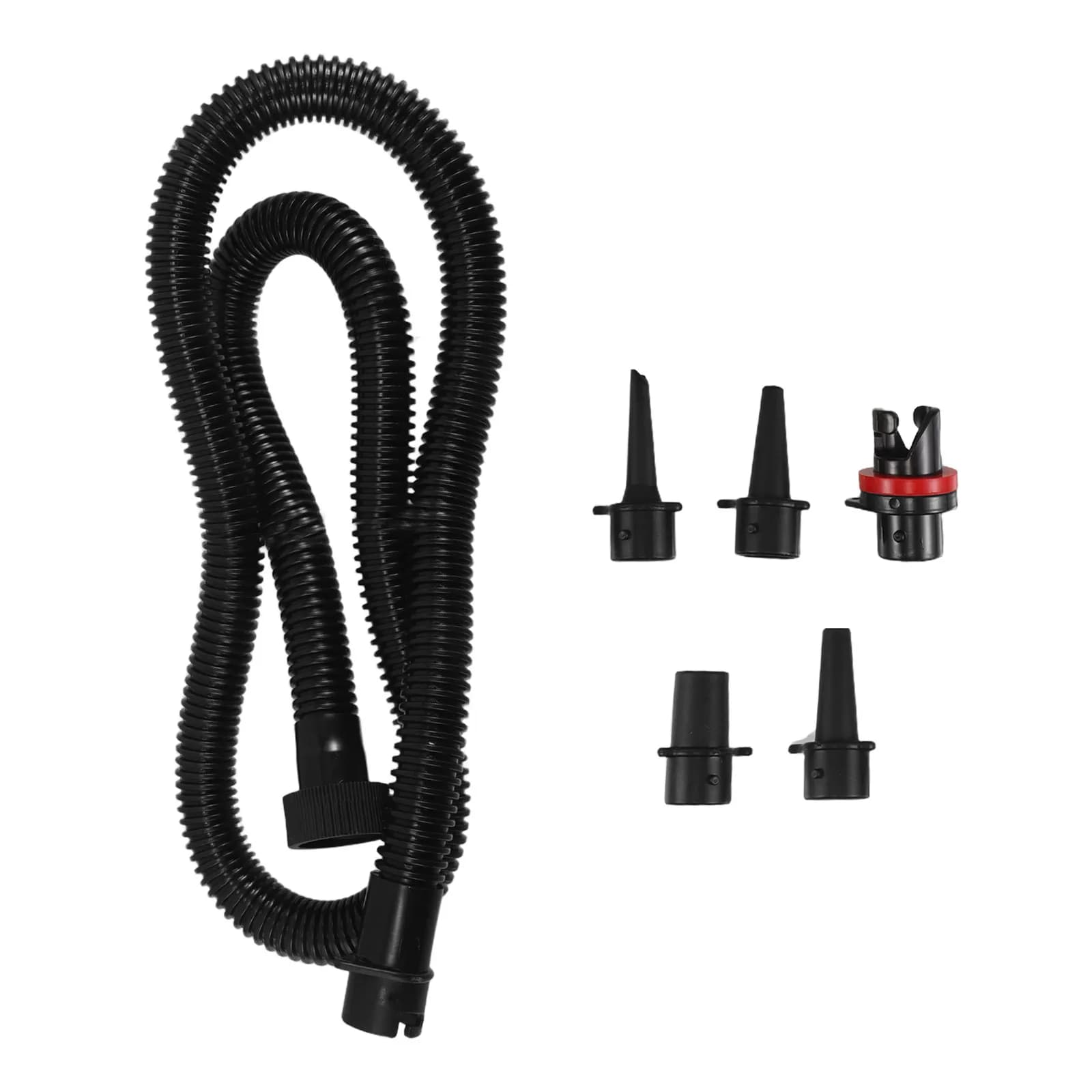 1Set Inflatable Valve Adapter Inflatable Kayak Pump Hose Kit Paddle Board Sup Pump Replacement Parts Quick Inflation PVC Hose