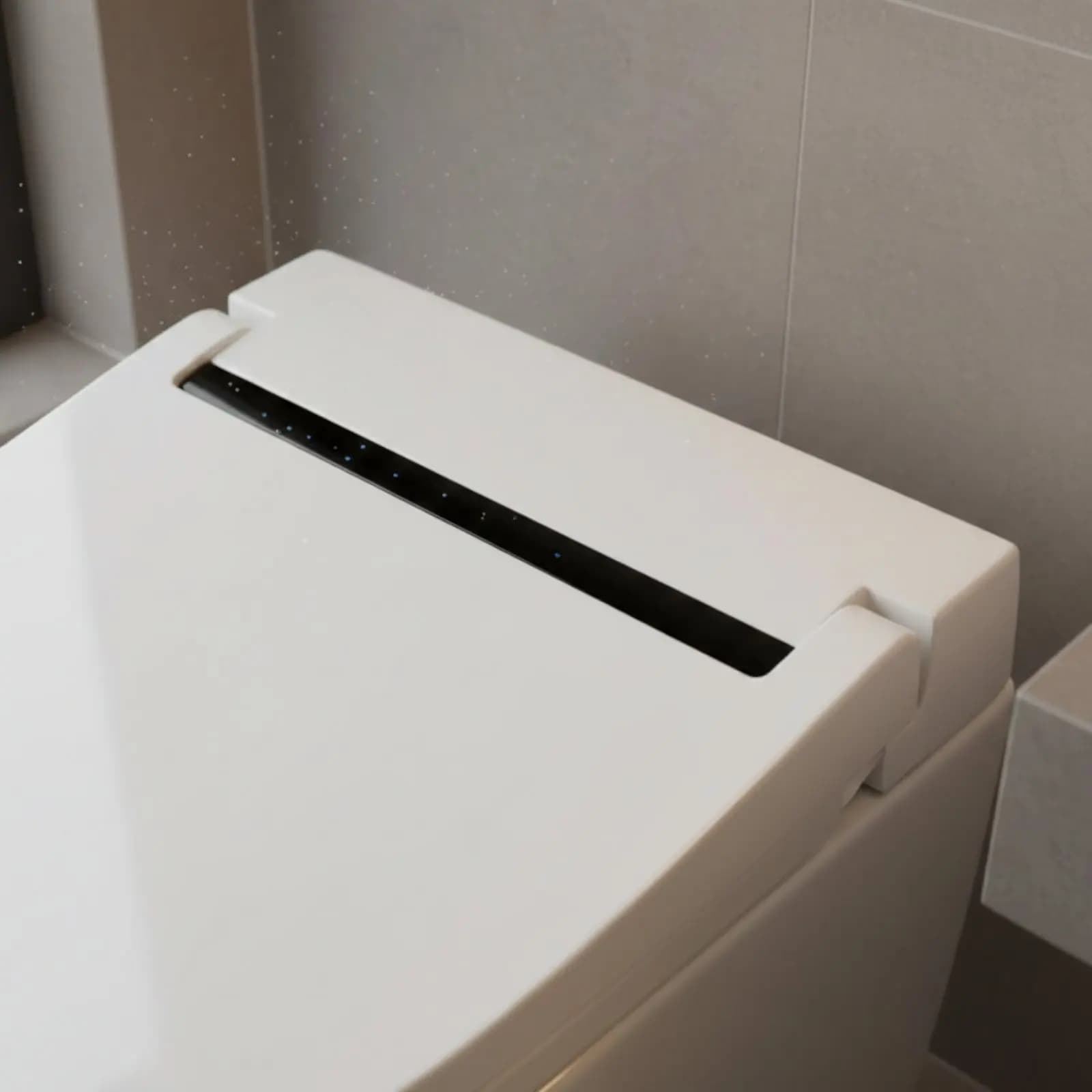 Sedile WC Intelligente con Controllo Wireless, Sedile Riscaldato, Accessorio Bagno con Illuminazione Ambientale Senza Contatto