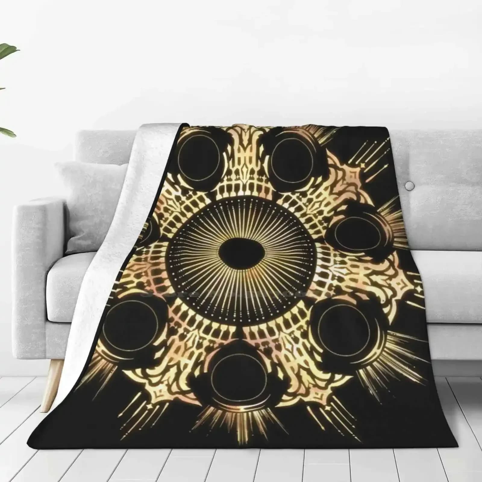 The Sigil Of Azem (Lumore) Ultima coperta super morbida e calda leggera Azem Ffxiv Ff14 Final Fantasy 14 Invocazione Sigil Glyph
