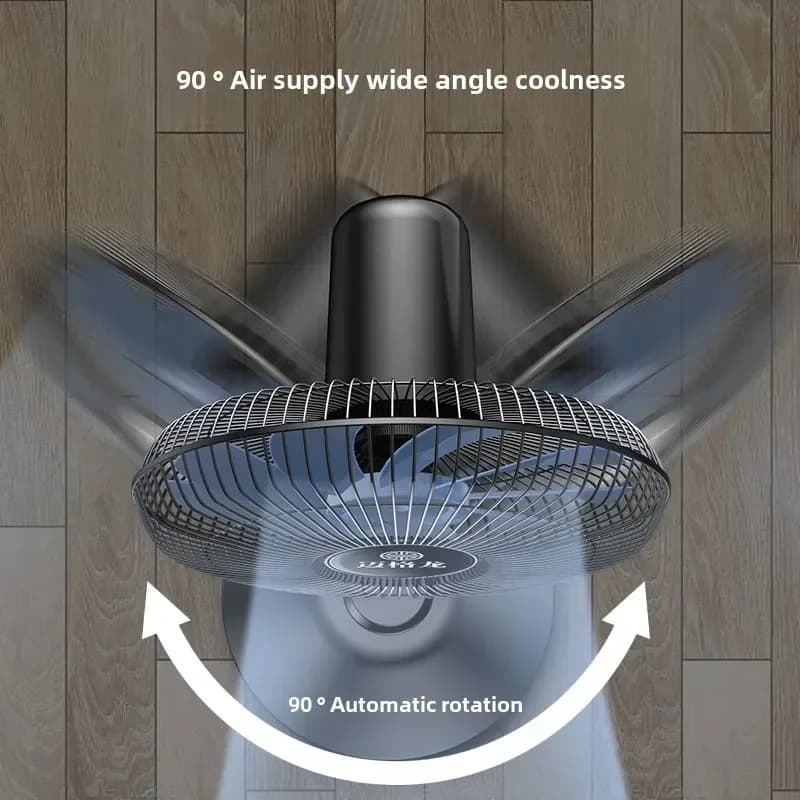 household silent dormitory shaking fan mechanical timing vertical high wind remote control energy-saving electric fan