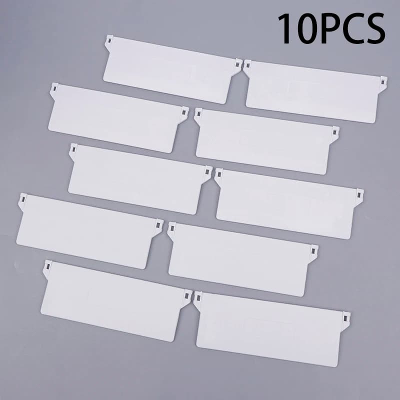 10 Doge Plastic Basic Plate Set for Portable Vertical Blind Lower Weights, Durable Curtain Accessories