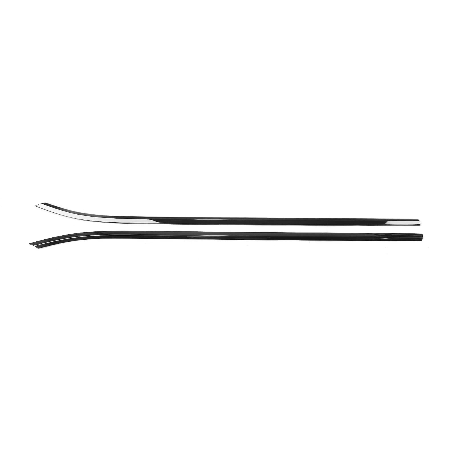 Guarnizioni per finiture esterne finestrini, strisce nere lucide per telaio porta, modanature di copertura per Lexus NX NX200T NX300 NX300h 2014-2021