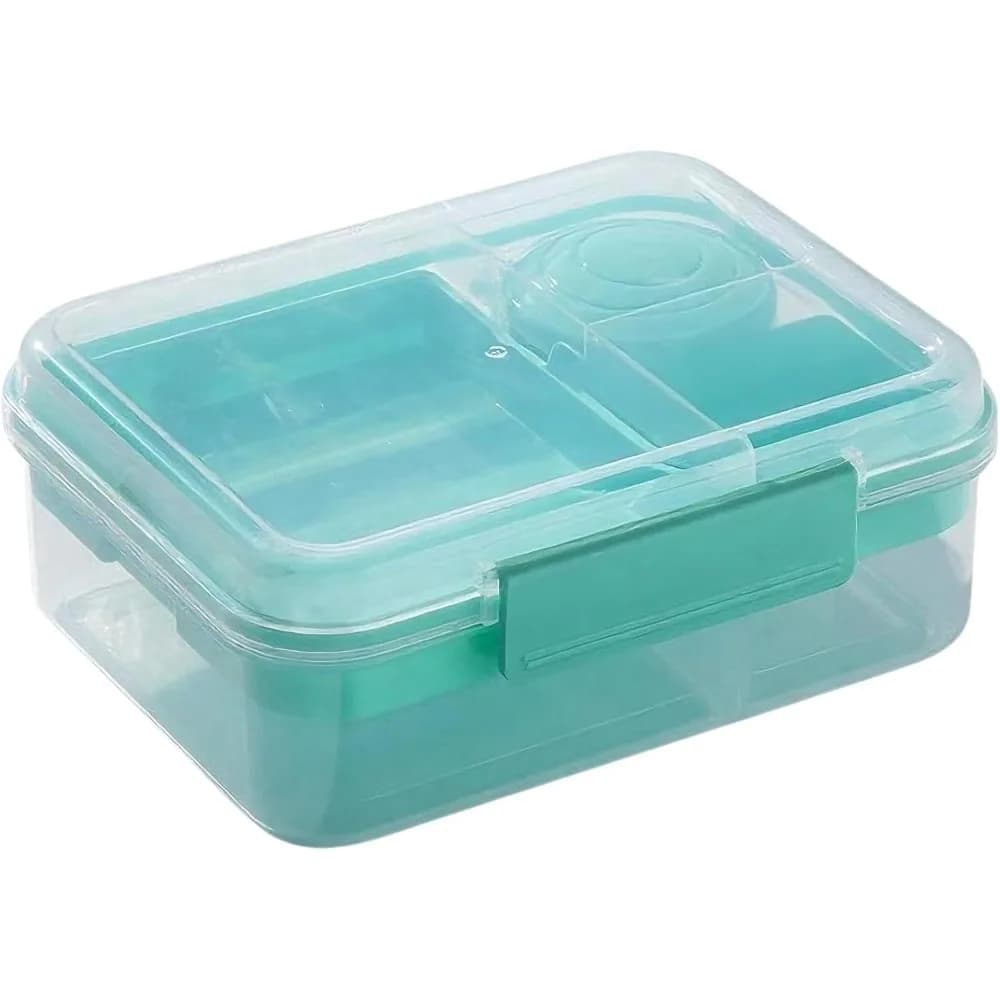 1 pz portatile diviso scatola di pranzo picnic insalata contenitore di frutta portatile scatola di pasti per pendolari contenitore per la conservazione degli alimenti per studenti