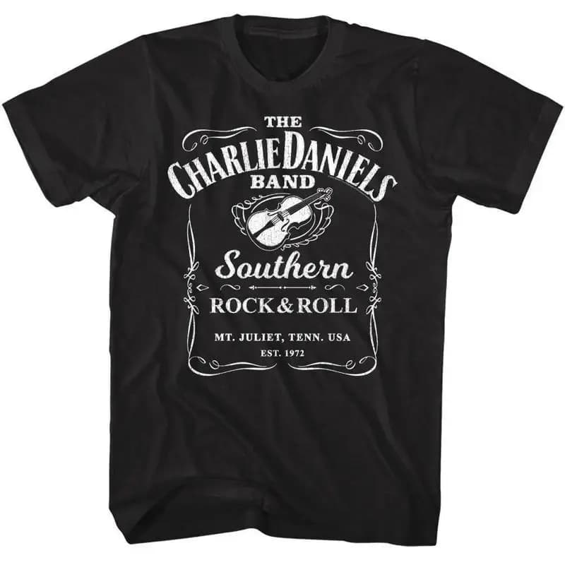 Maglietta da uomo Charlie Daniels Band Sour Mash Whiskey