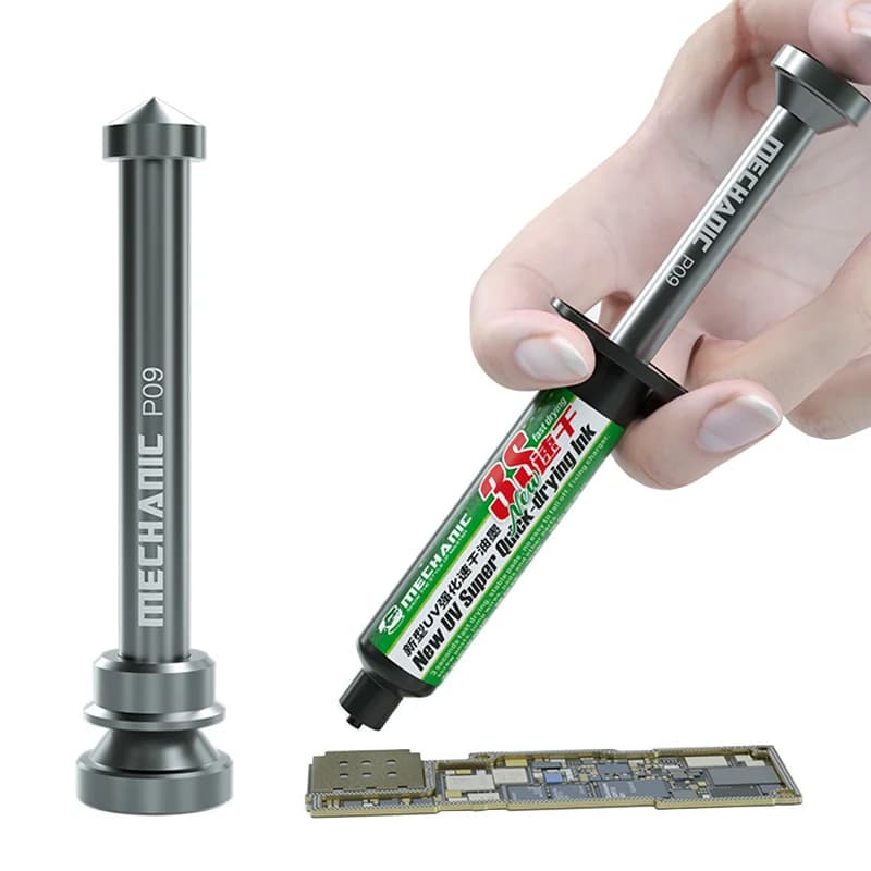 P09 Aluminum Alloy Push Rod Welding Paste Flux Booster manual syringe Dispenser PropulsionTool Booster Universal