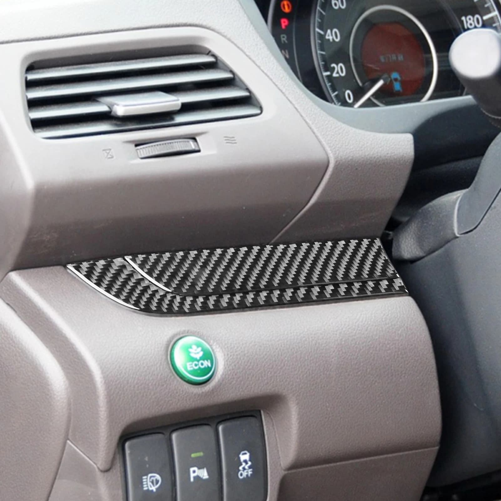 For Honda CR-V CRV 2012-2016, Late Instrument Panel Cover Carbon Fiber Guide, Auto Accessories, Decoration Wall decal