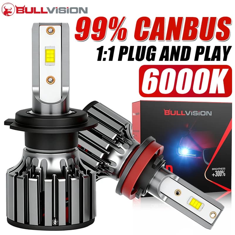 H7 H4 H11 LED Canbus Headlight Bulbs H1 H3 H8 H9 9005 HB3 9006 HB4 Led Lights Car Powerful Spotlights Automobile Lamp Fog Light