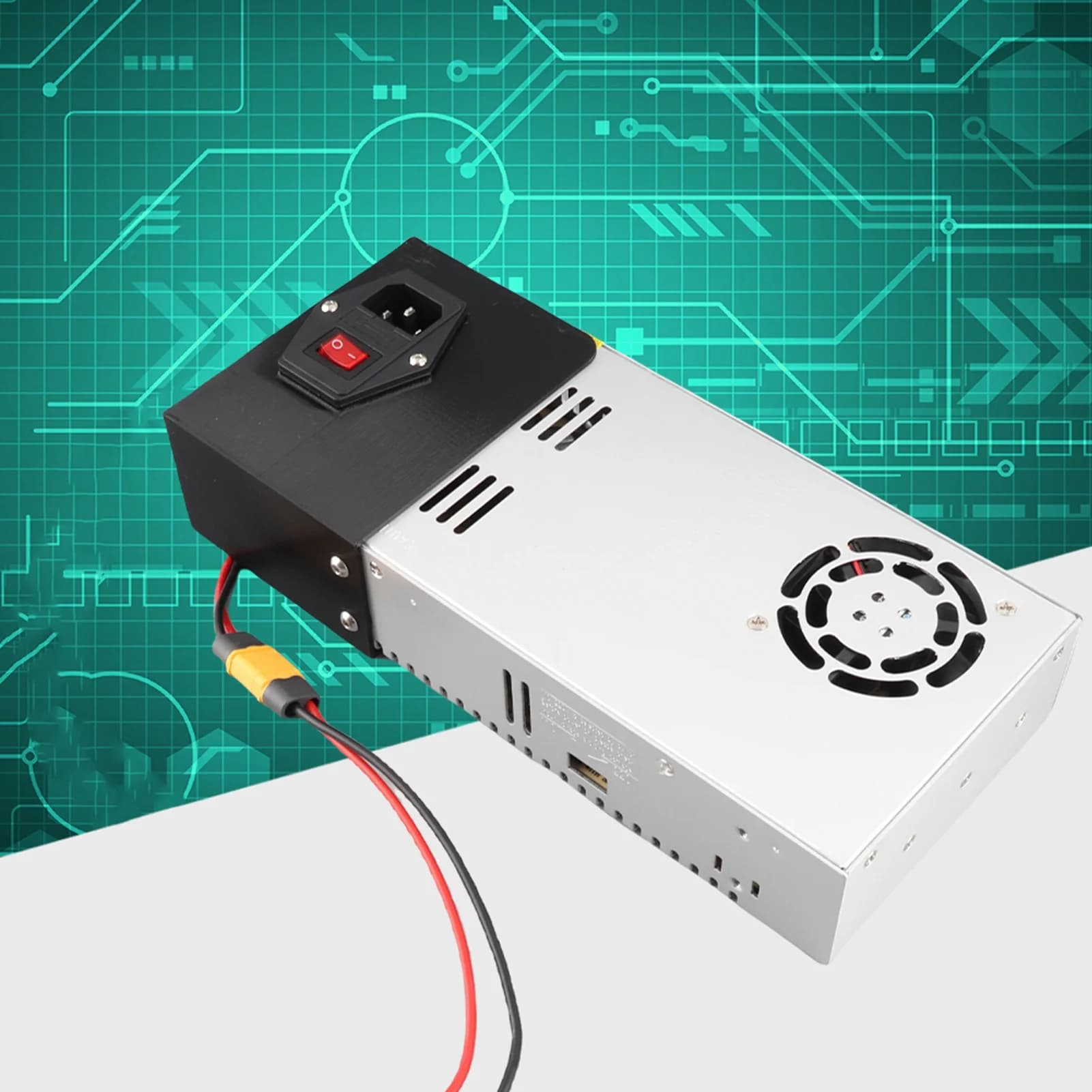 Alimentatore Regolato per Stampante 3D Ender-3 3PRO, Uscita DC24V/15A, Ingresso AC110V/240V