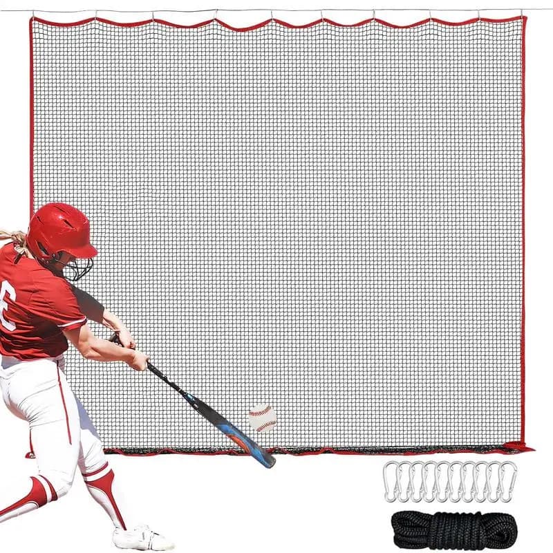 Rete da allenamento per baseball Rete da allenamento portatile per colpire il lancio Rete da allenamento per battuta Rete da baseball Backstop Rete da allenamento per sport con la palla