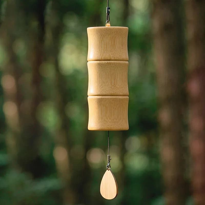 Healing Wind Chime Meditation Natural Sound Bamboo Aeolian Bells Outdoor Garden Wind Chimes Yoga Relaxation Musical Instruments