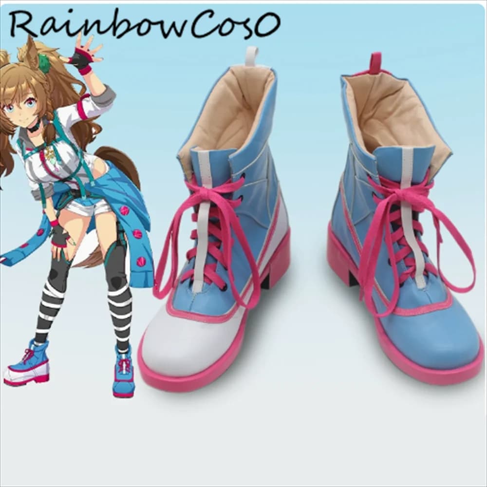 Blast Onepiece Umamusume Pretty Derby Scarpe Cosplay Stivali Gioco Anime Party Halloween RainbowCos0 W4810