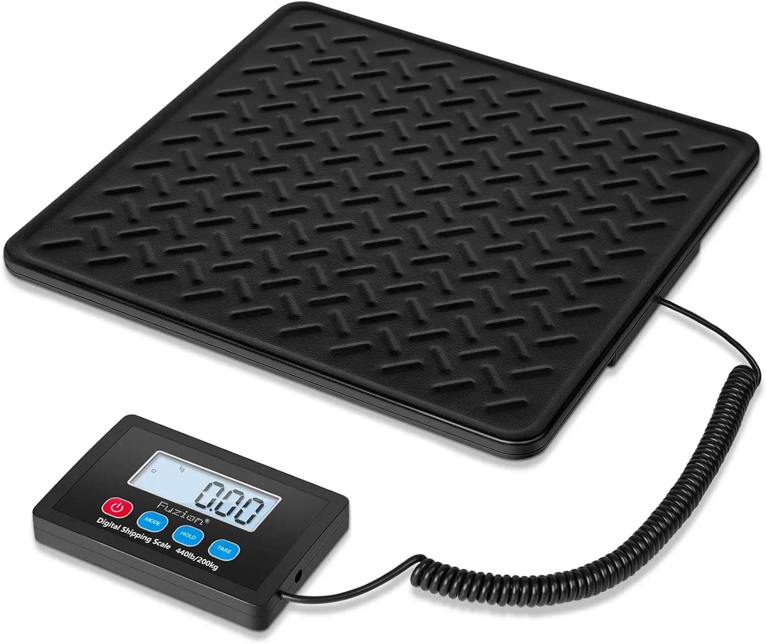 Bilancia Postale Digitale 440LB, Alta Precisione con Incrementi di 10g, Piattaforma in Acciaio per Pacchi e Bagagli