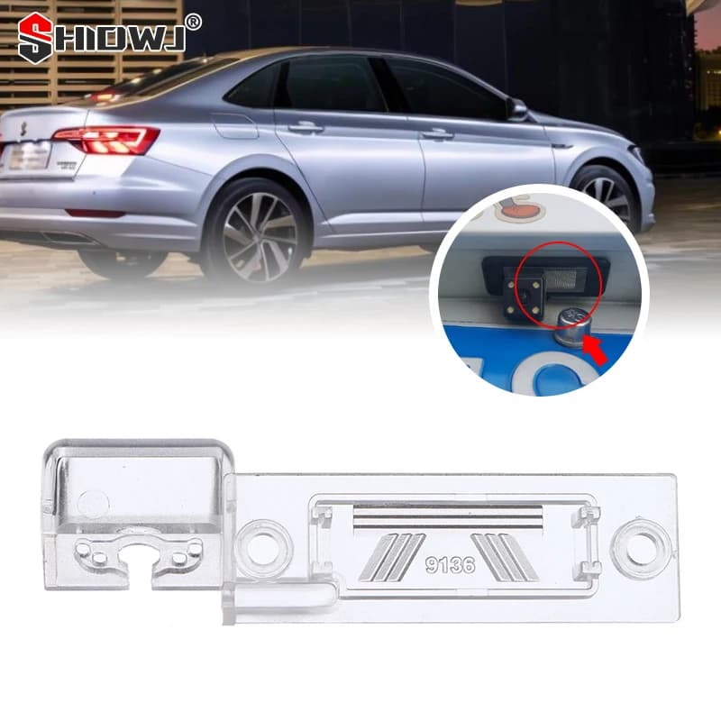 Staffa per telecamera posteriore per auto per VW Jetta Golf Passat B5 B6 Touran Caddy T5 Multivan Transporter Skoda Superb