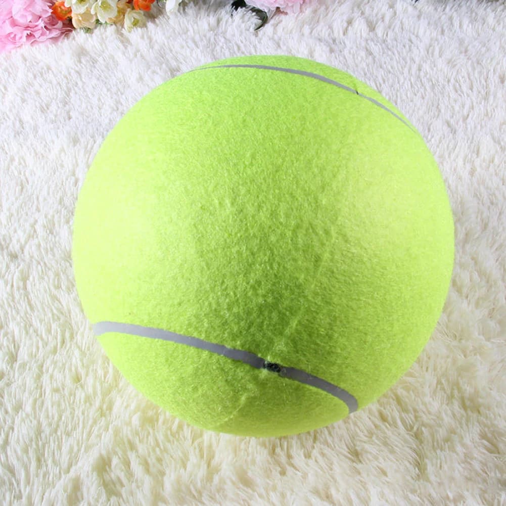 Pallina da Tennis Gigante per Cani da 9,5 Pollici, Giocattolo Gonfiabile per Animali Domestici, Pallina da Masticare per Cani, Pallina Gigante per Bambini, Accessori per Animali