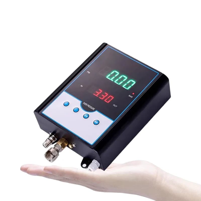 Gonfiatore per pneumatici con display digitale LCD con pressione preimpostata Gonfiaggio e sgonfiaggio automatico di pneumatici per auto, gonfiatore per gas azoto
