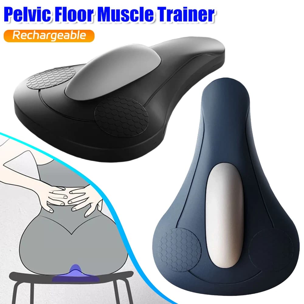Sphincter Trainer per vesciche Allenatore elettrico per muscoli del pavimento pelvico Esercitatore Kegel ricaricabile Cuscino per massaggio ergonomico Palestra di casa