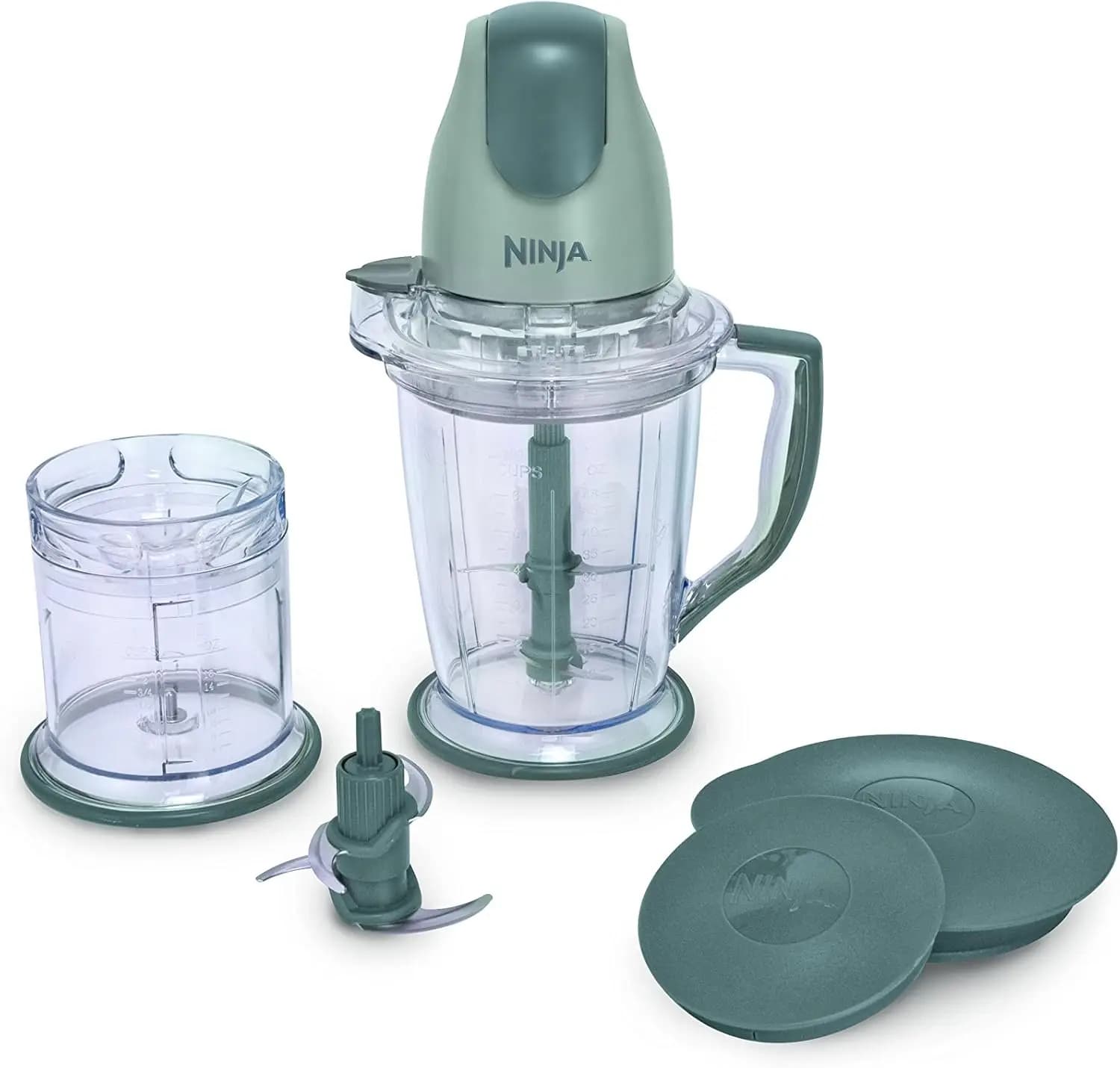 Frullatore professionale per alimenti e bevande con tecnologia Quad Blade, grigio