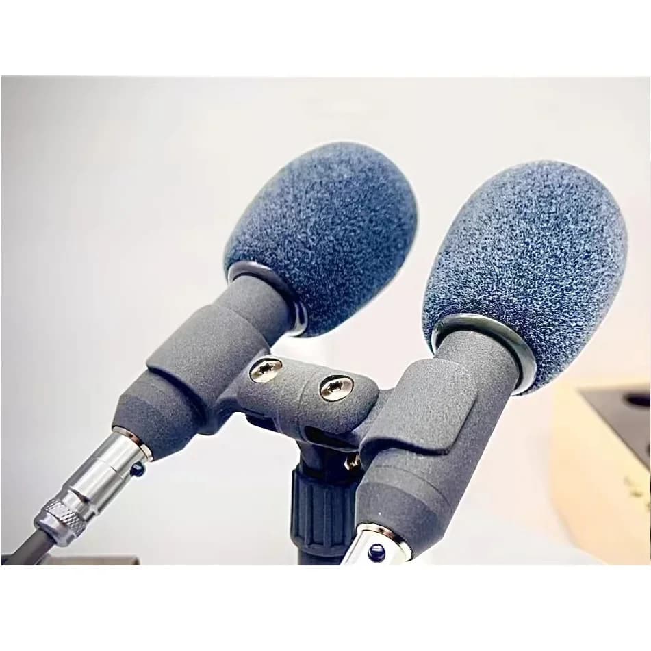 Trasmissione in diretta utilizza chitarra karaoke Microfono da studio con doppia testa per conferenze professionali a condensatore